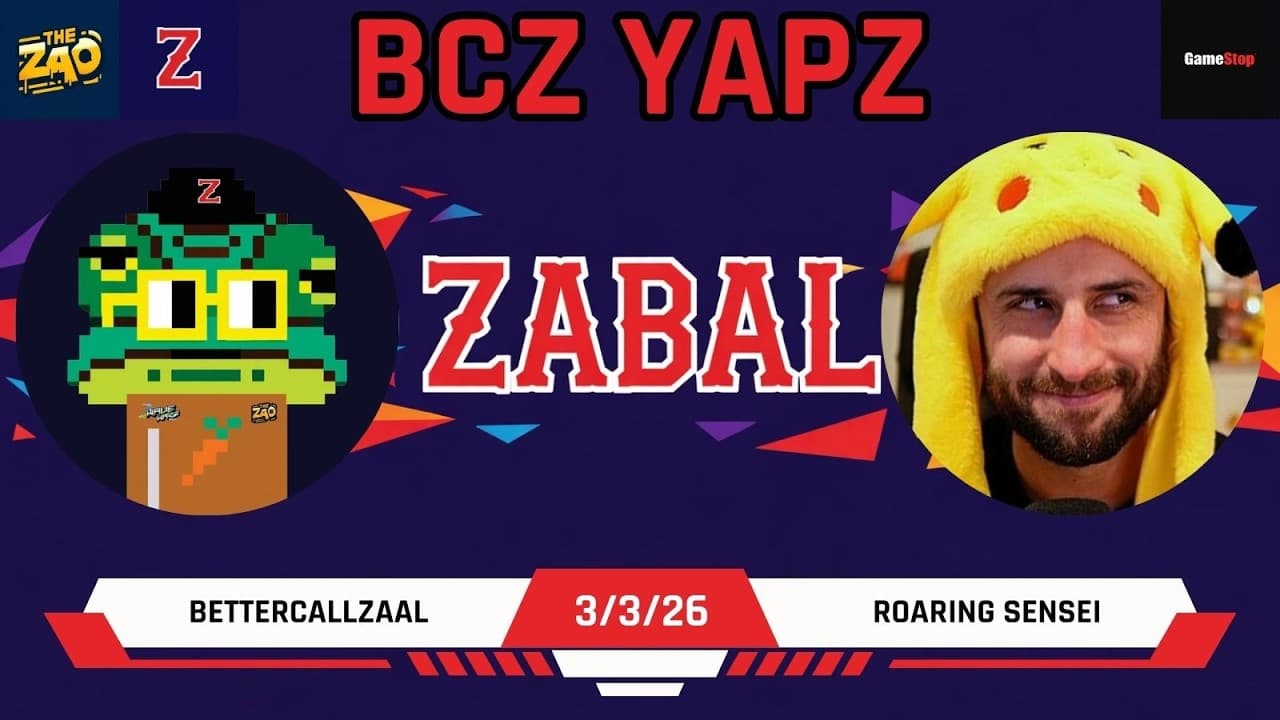 Roaring Sensei on BCZ YapZ
